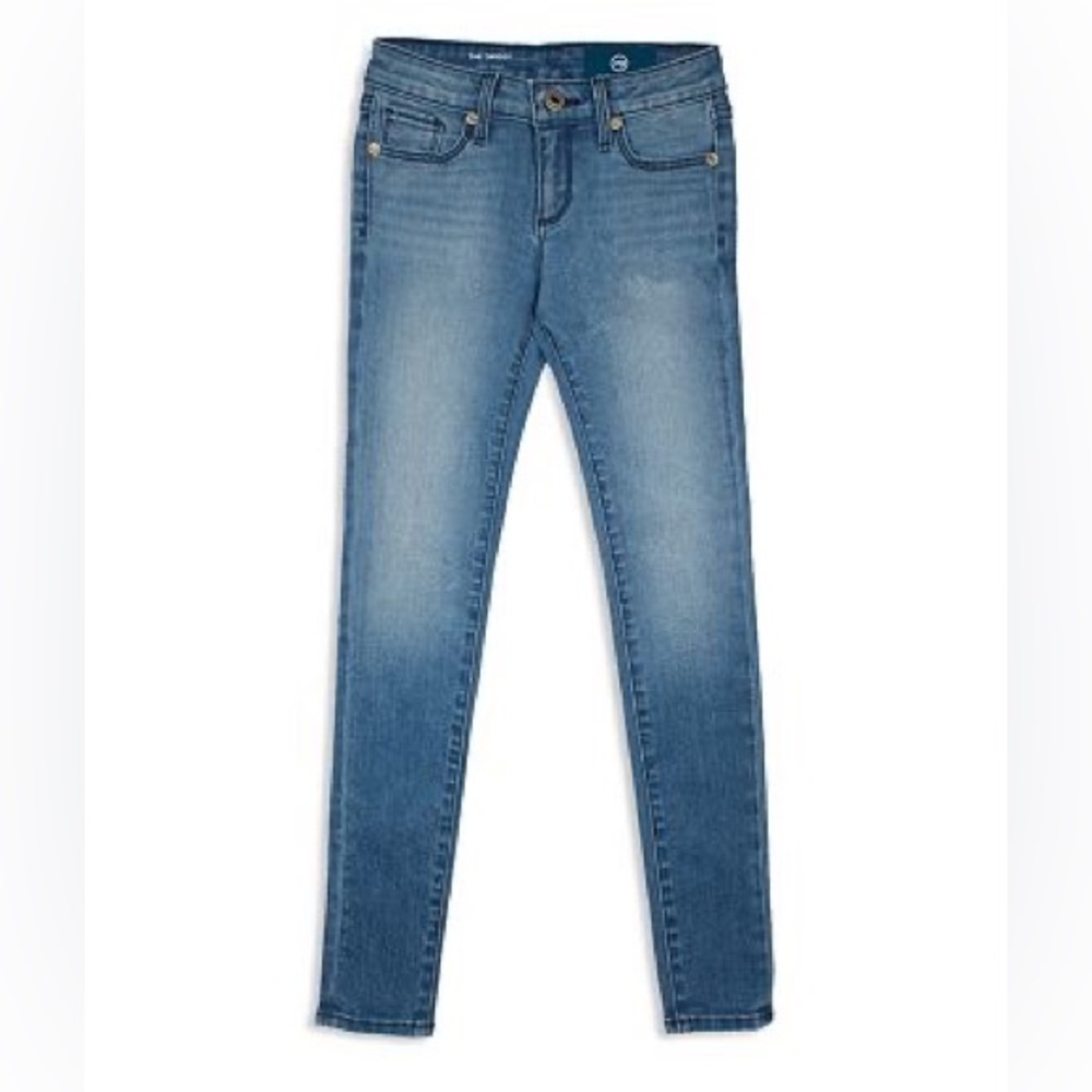 AG Adriano Goldschmied Medium Wash Toddler Girls Adjustable Waist Skinny Jeans